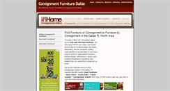 Desktop Screenshot of consignmentfurnituredallas.com